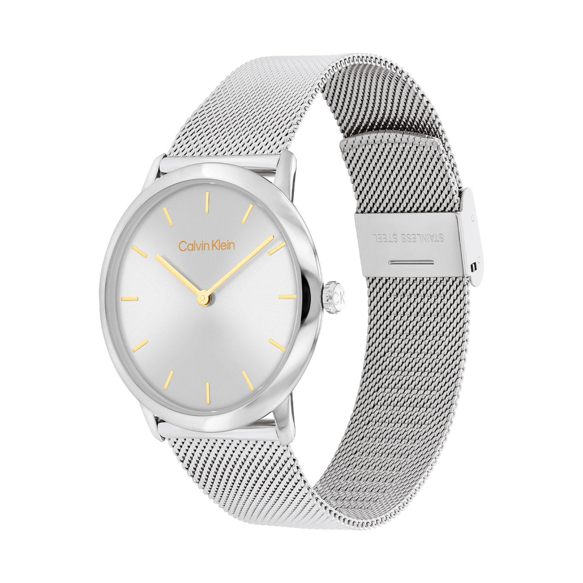 Calvin Klein Dames Horloge CK25300001 37 mm Zilverkleurig