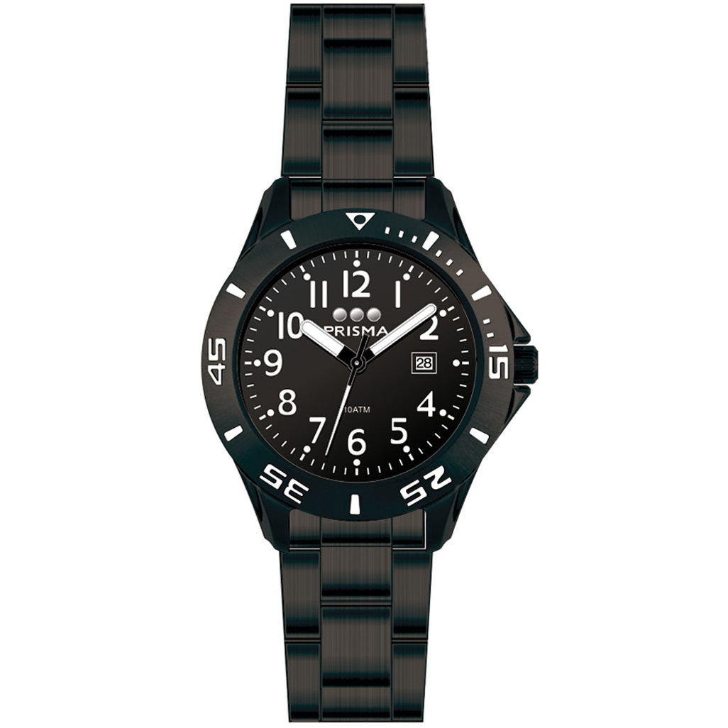 Prisma Horloge CW.390 Black Scuba Diver Black 10 ATM, exclusief en kwalitatief hoogwaardig. Ontdek nu!