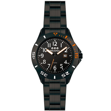 Prisma Horloge CW.391 Black Scuba Diver Black / Orange 10 AT, exclusief en kwalitatief hoogwaardig. Ontdek nu!