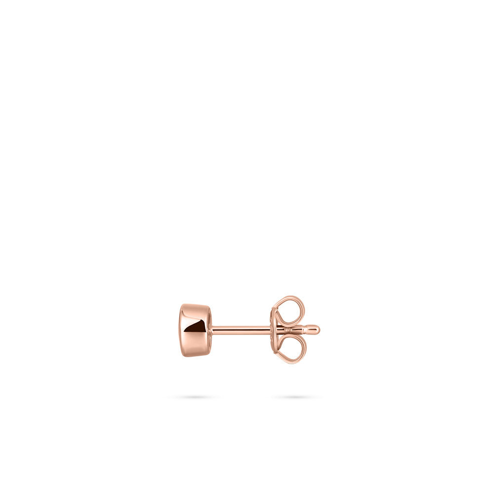 Gisser Oorringen Zilver Roséverguld Zirkonia Bruin – E1001RBR – foto 2