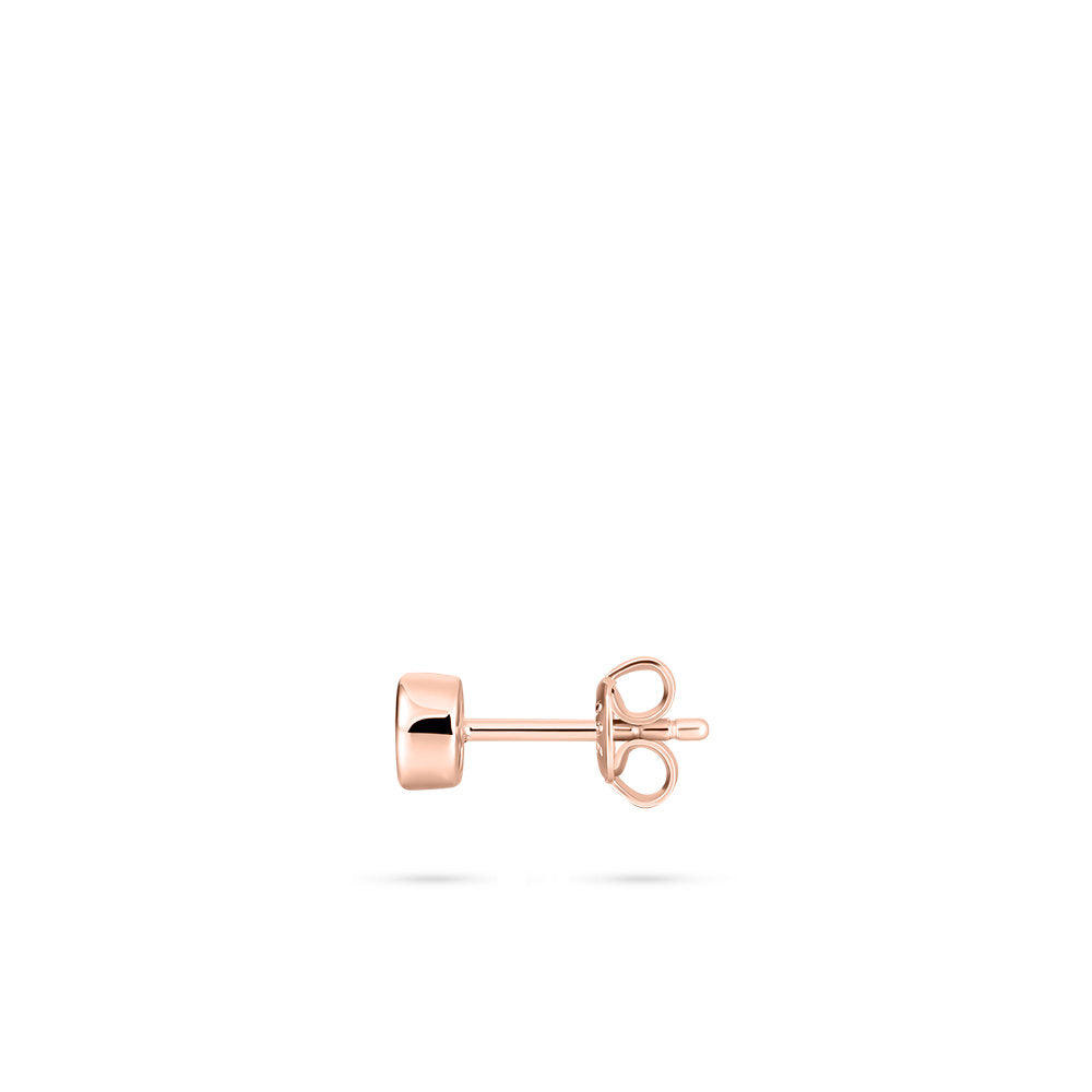 Gisser Oorringen Zilver Roséverguld Zirkonia Wit – E1001R – foto 2