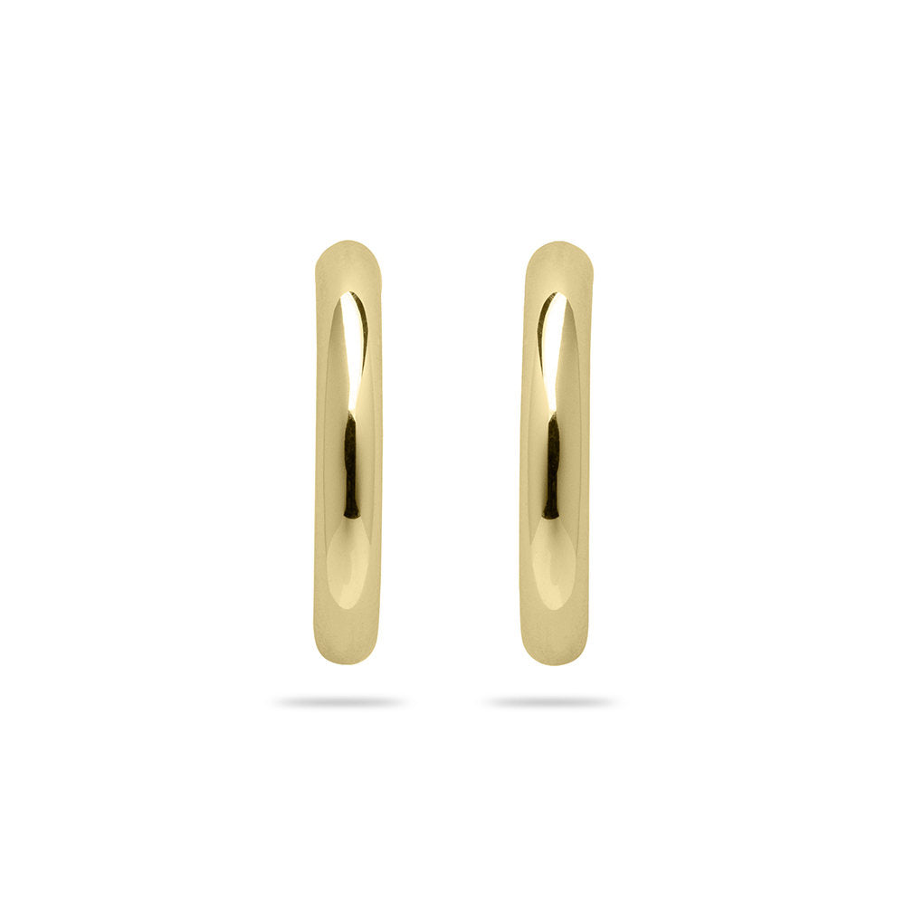 Gisser Oorbellen Zilver Geel Verguld – E1057Y