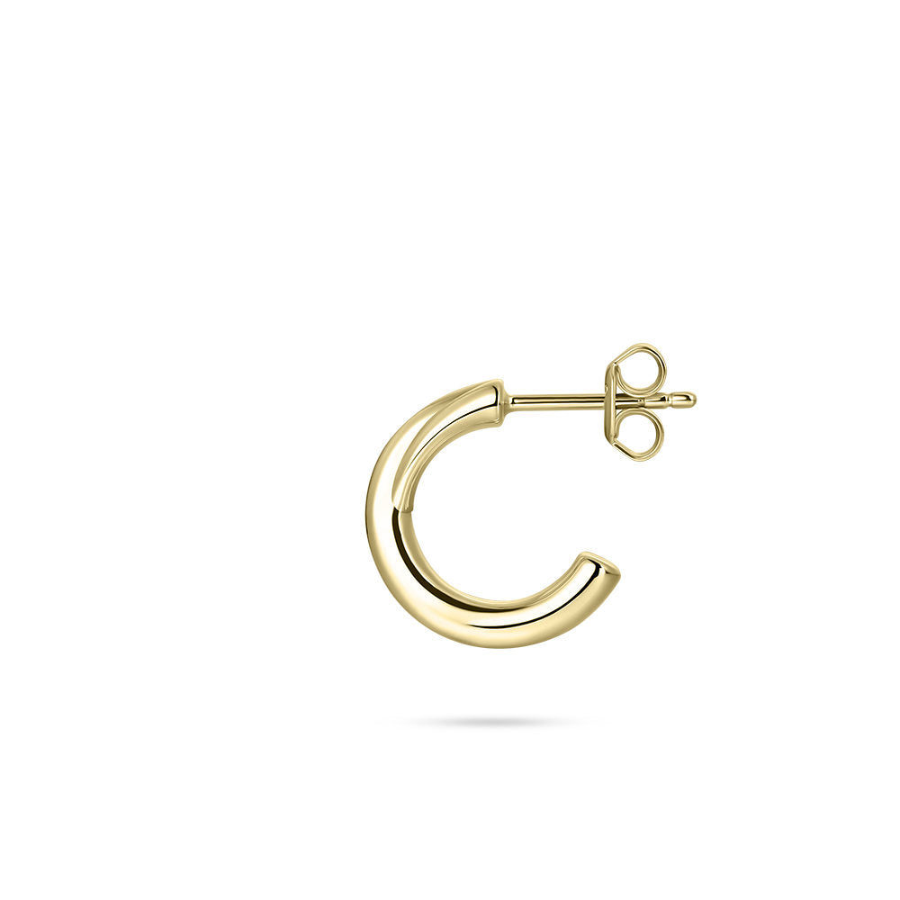 Gisser Oorringen Zilver Geel Verguld – E1059Y – foto 2