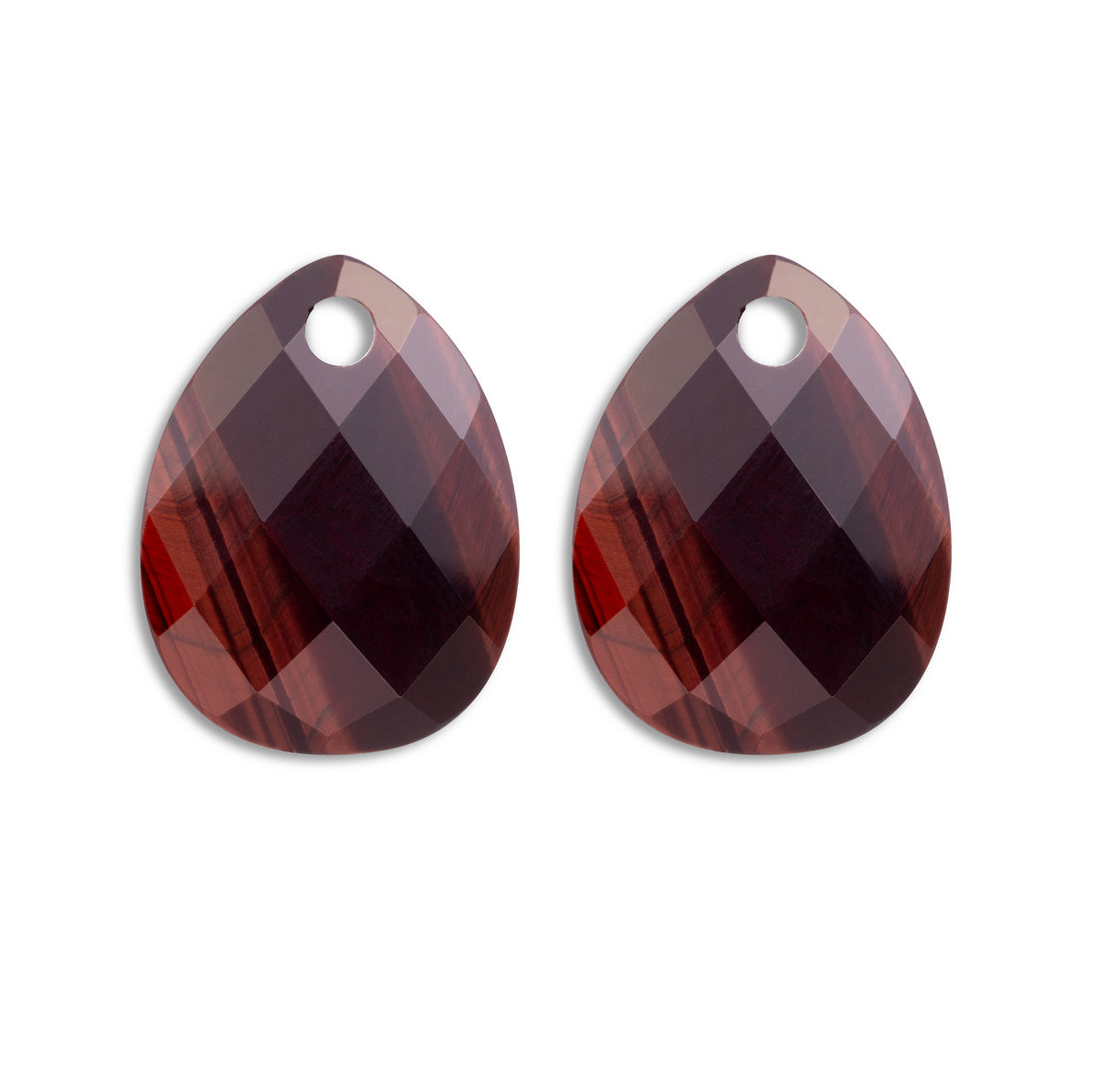 Sparkling Jewels Oorstenen Afterglow Rode Tijgeroog EAGEM15
