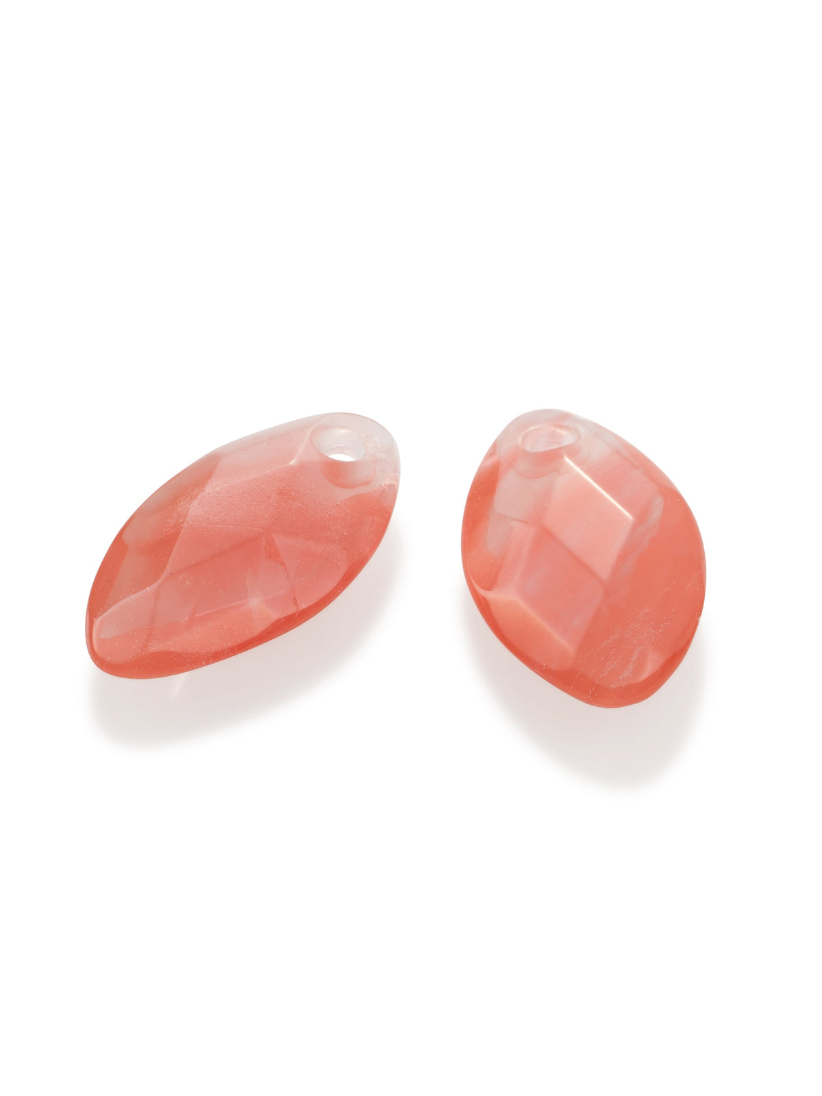 Sparkling Jewels Oorstenen Leaf Cherry kwarts small EAGEM25-FCLF-S