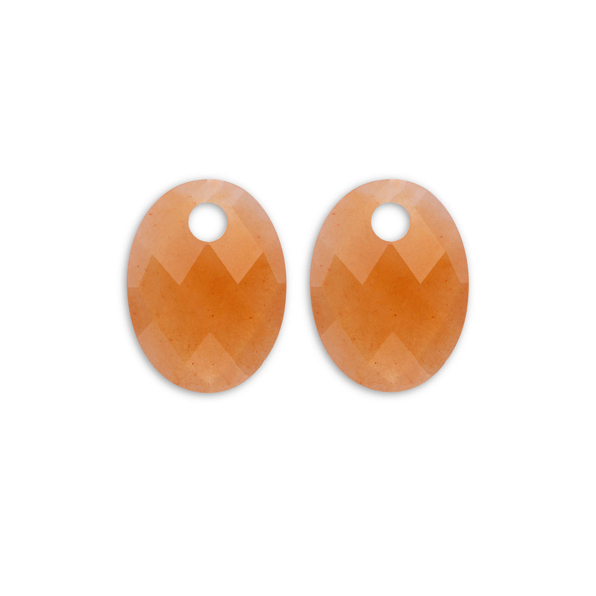 Sparkling Jewels Oorstenen Medium Oval - Red Aventurijn EAGEM28-MO