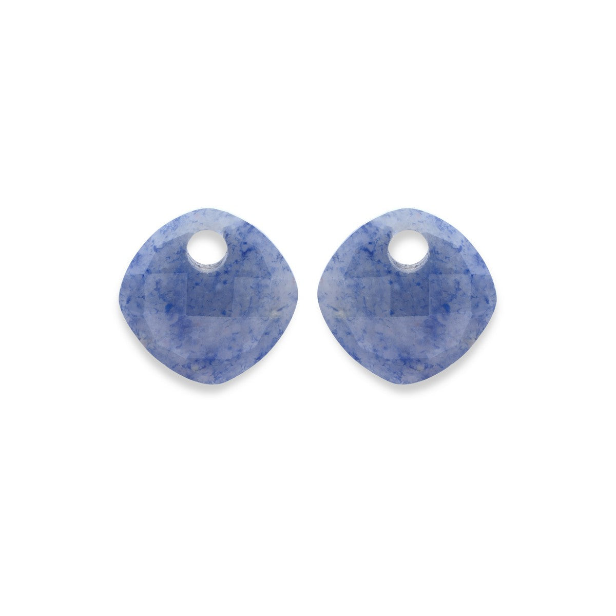 Sparkling Jewels Oorstenen Cushion Cut Blue Aventurine EAGEM37-CC - PansiteNederland.nl