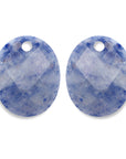 Sparkling Jewels Oorstenen Large Oval Blue Aventurine EAGEM37-RO - PansiteNederland.nl