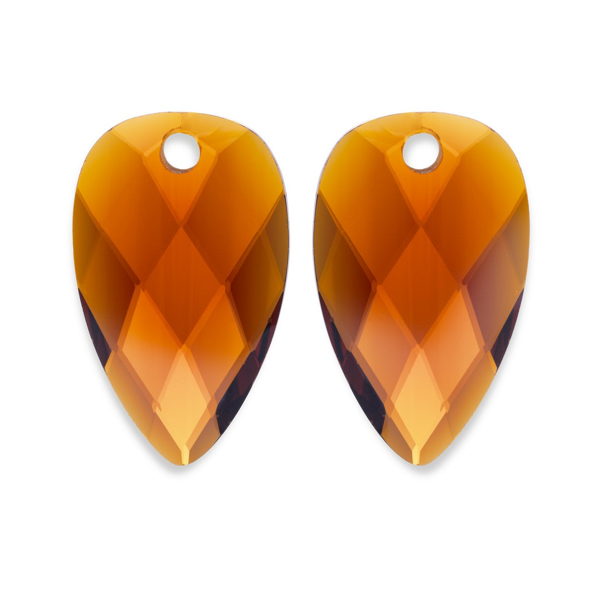 Sparkling Jewels - Oorstenen: Citrine Quartz Blossom - EAGEM38-BS - PansiteNederland.nl
