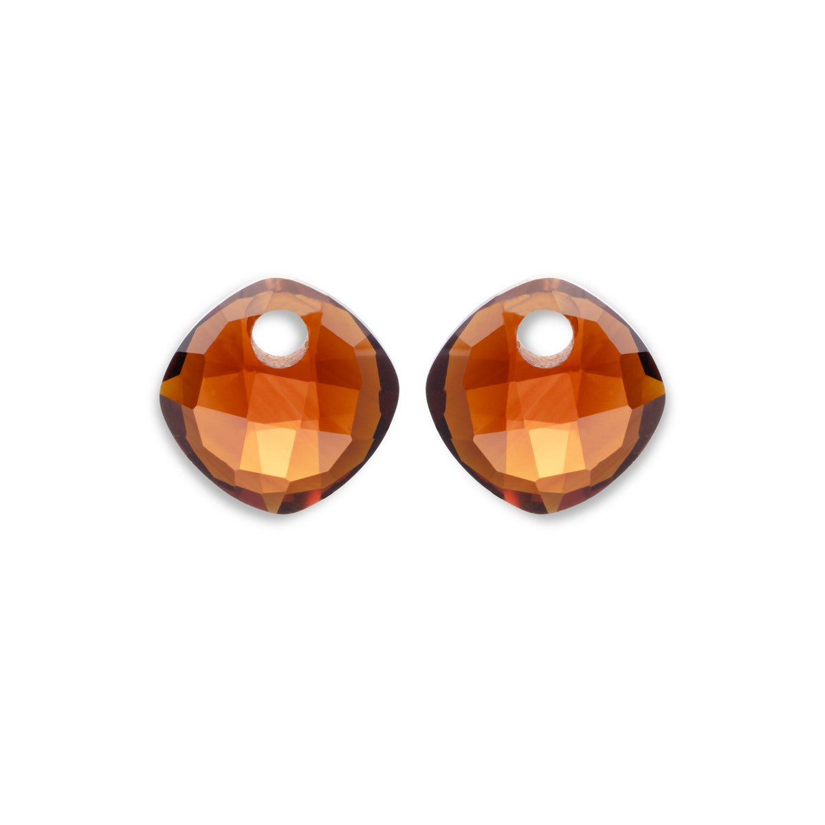 Sparkling Jewels Oorstenen Cushion Cut Citrine Quartz EAGEM38-CC - PansiteNederland.nl