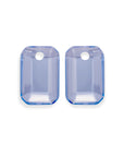 Sparkling Jewels Oorstenen | Emerald Cut - Aquamarine EAGEM56-EC - PansiteNederland.nl