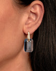 Sparkling Jewels Oorstenen | Emerald Cut - Aquamarine EAGEM56-EC - PansiteNederland.nl