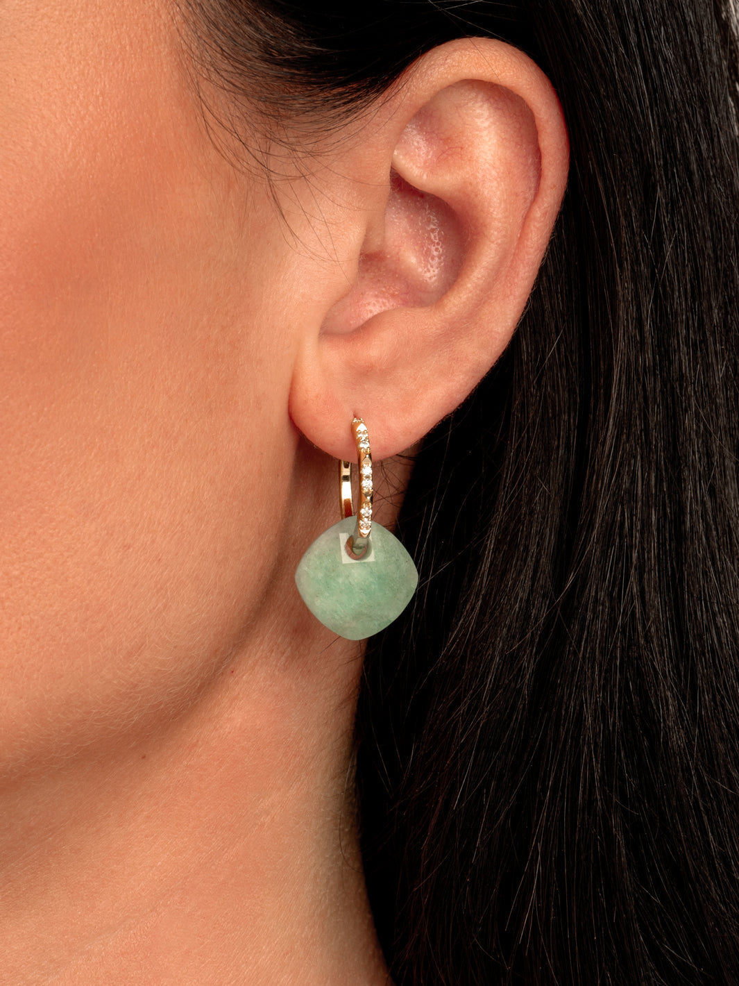 Sparkling Jewels Oorstenen Rich Groene Amazoniet EAGEM57-CC