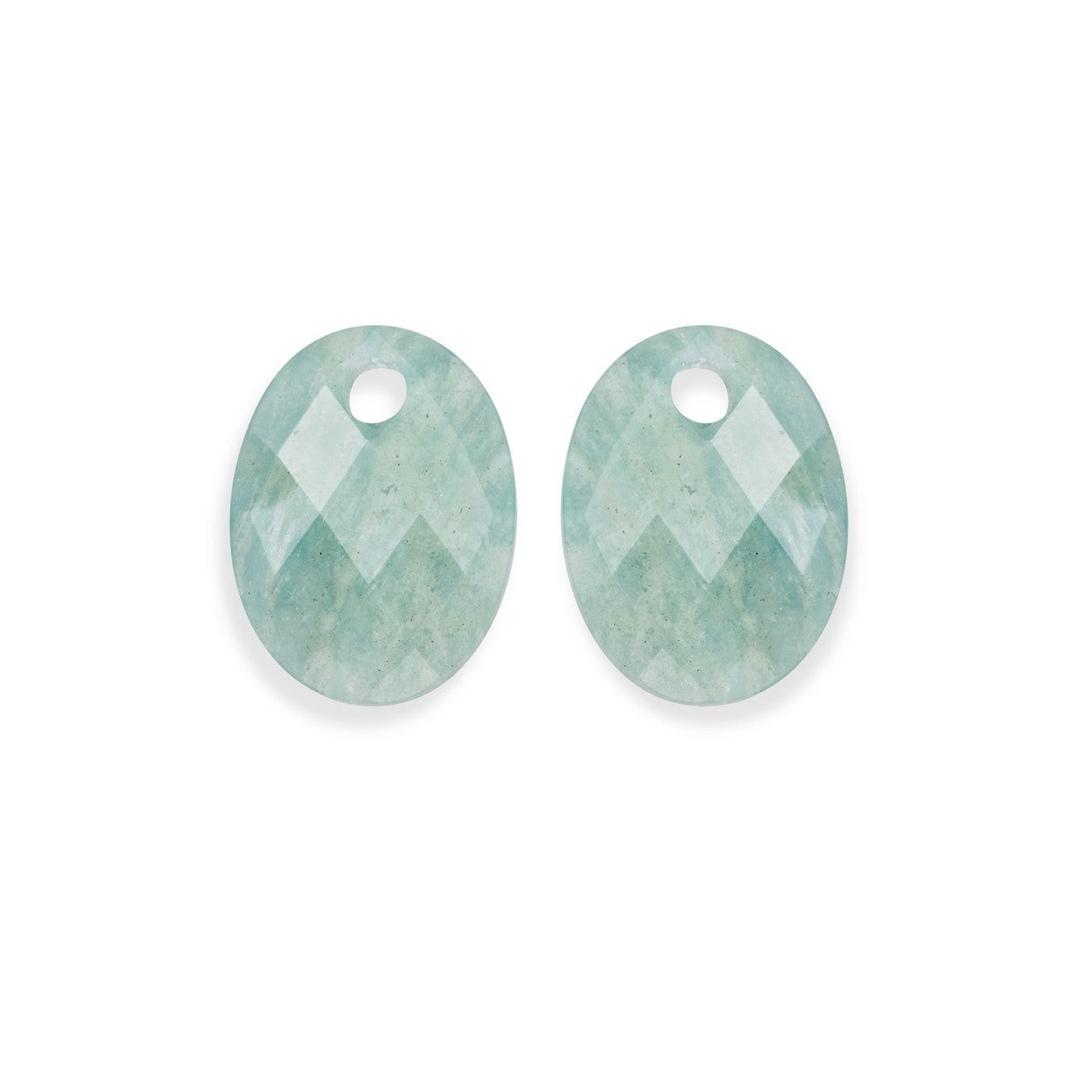 Sparkling Jewels Oorstenen | Medium Oval - Rich Green Amazonite EAGEM57-MO - PansiteNederland.nl
