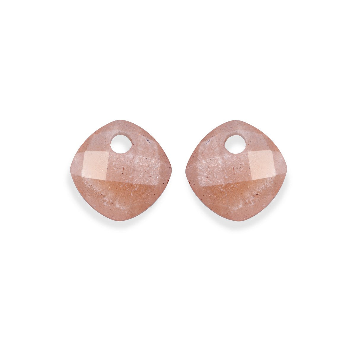 Sparkling Jewels Oorstenen | Cushion Cut - Sunstone EAGEM58-CC