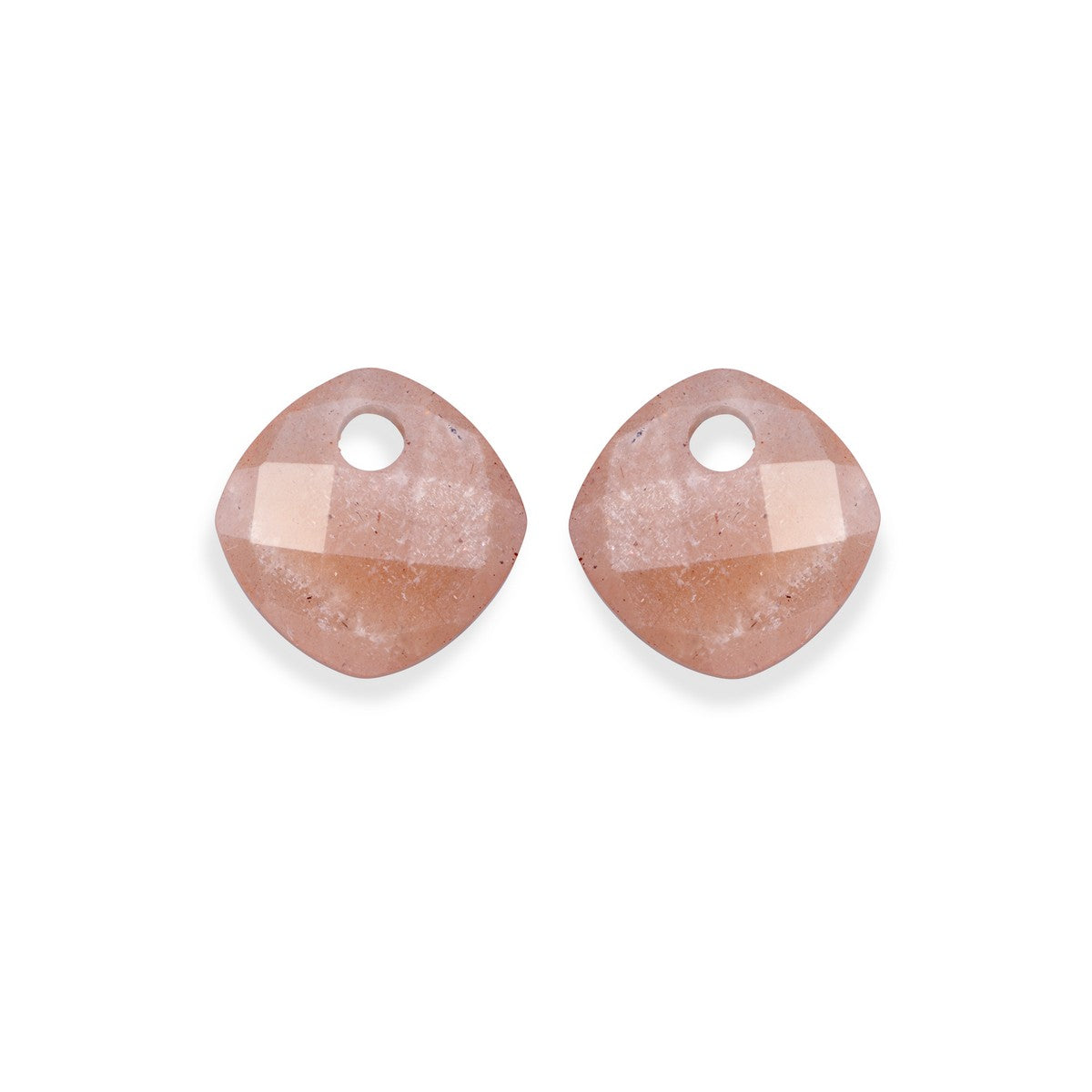 Sparkling Jewels Oorstenen | Cushion Cut - Sunstone EAGEM58-CC - PansiteNederland.nl