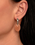 Sparkling Jewels Oorstenen | Medium Oval - Sunstone EAGEM58-MO - PansiteNederland.nl