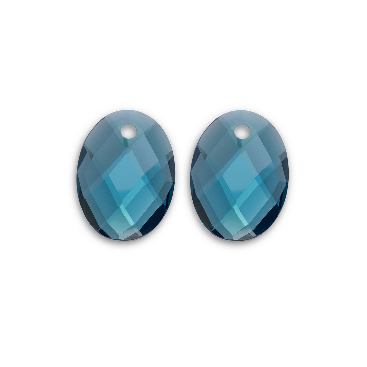 Sparkling Jewels Oorstenen Medium Oval Turkoois EAGEM70-MO