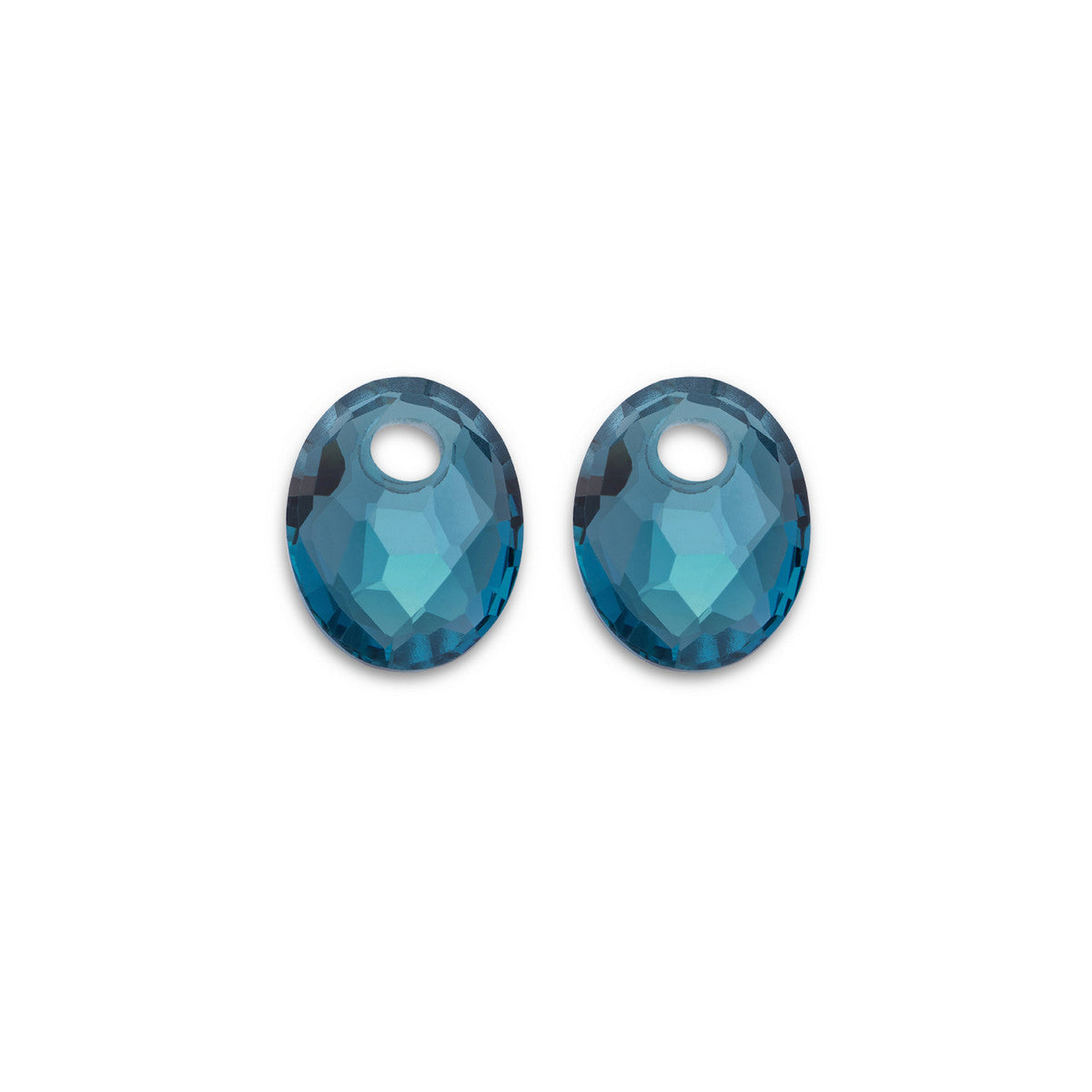Sparkling Jewels Oorstenen Small Oval Turkoois EAGEM70-SO