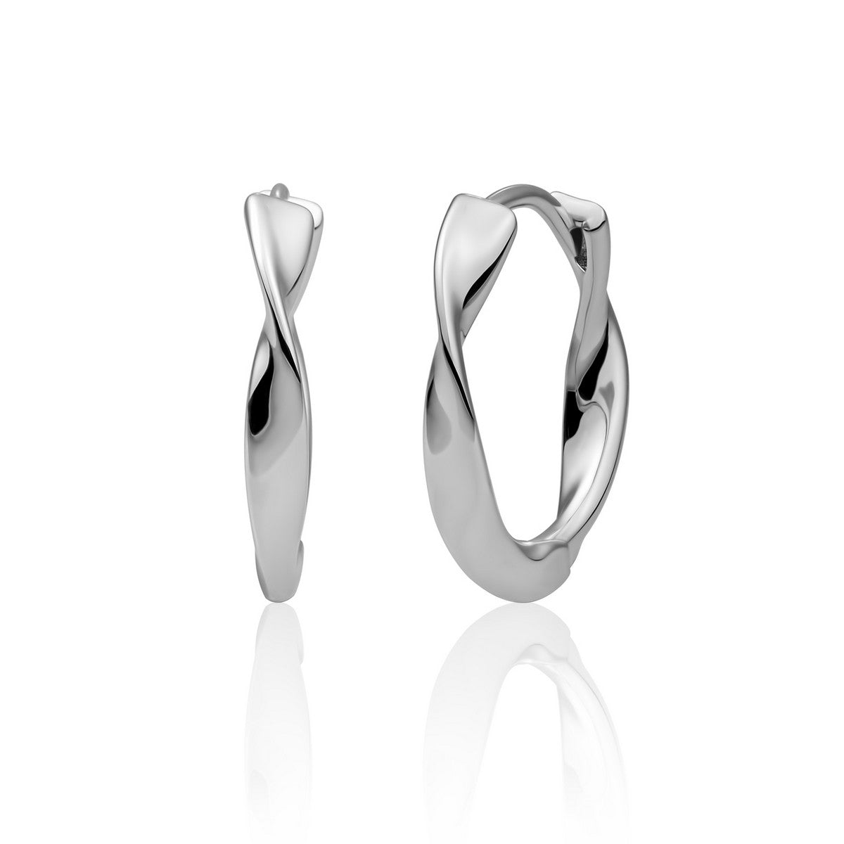 Sparkling Jewels - Oorringen: Fuse - Silver - EAS28, exclusief en kwalitatief hoogwaardig. Ontdek nu!