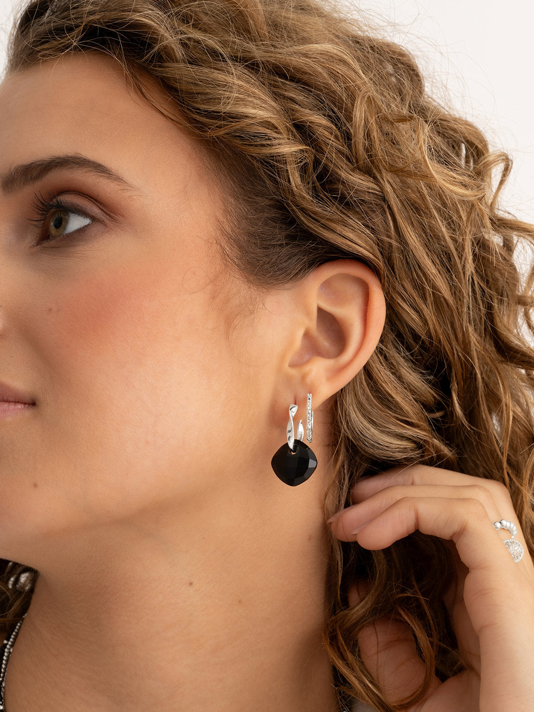 Sparkling Jewels Oorbellen EAS28 Zilverkleurig