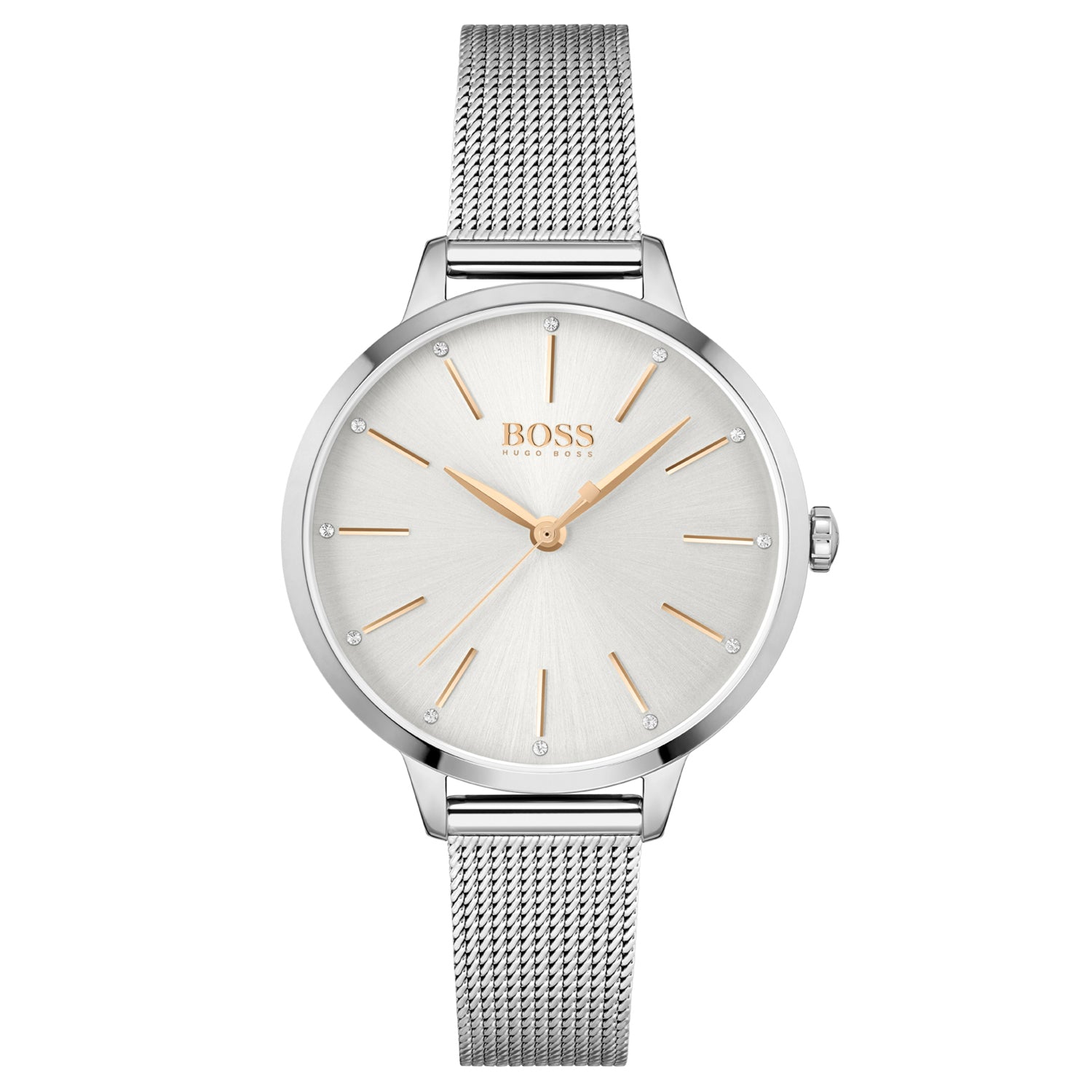 Hugo Boss Dames Horloge HB1502611 38 mm Zilverkleurig