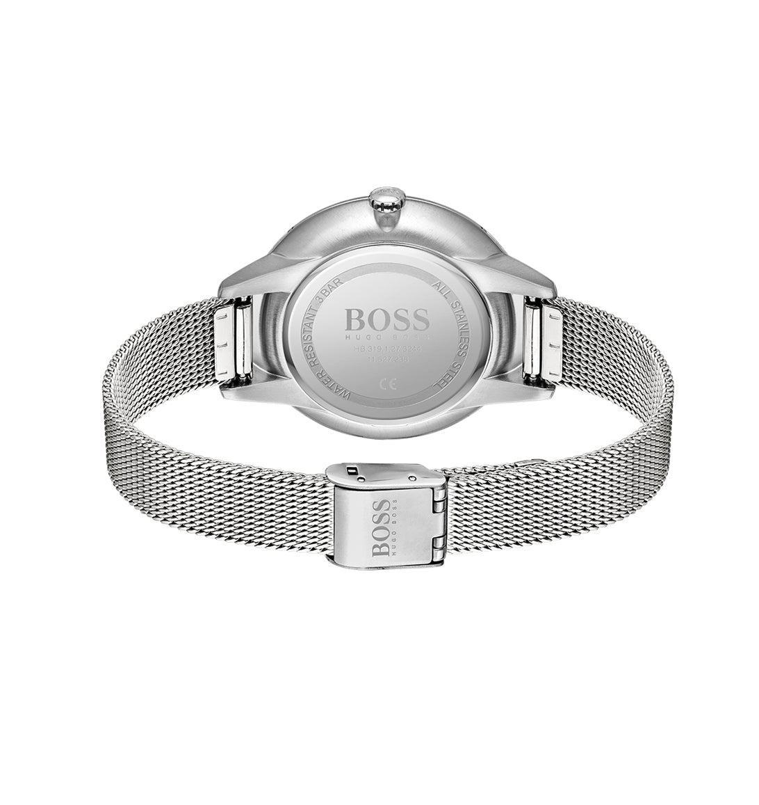 Hugo Boss Dames Horloge HB1502611 38 mm Zilverkleurig