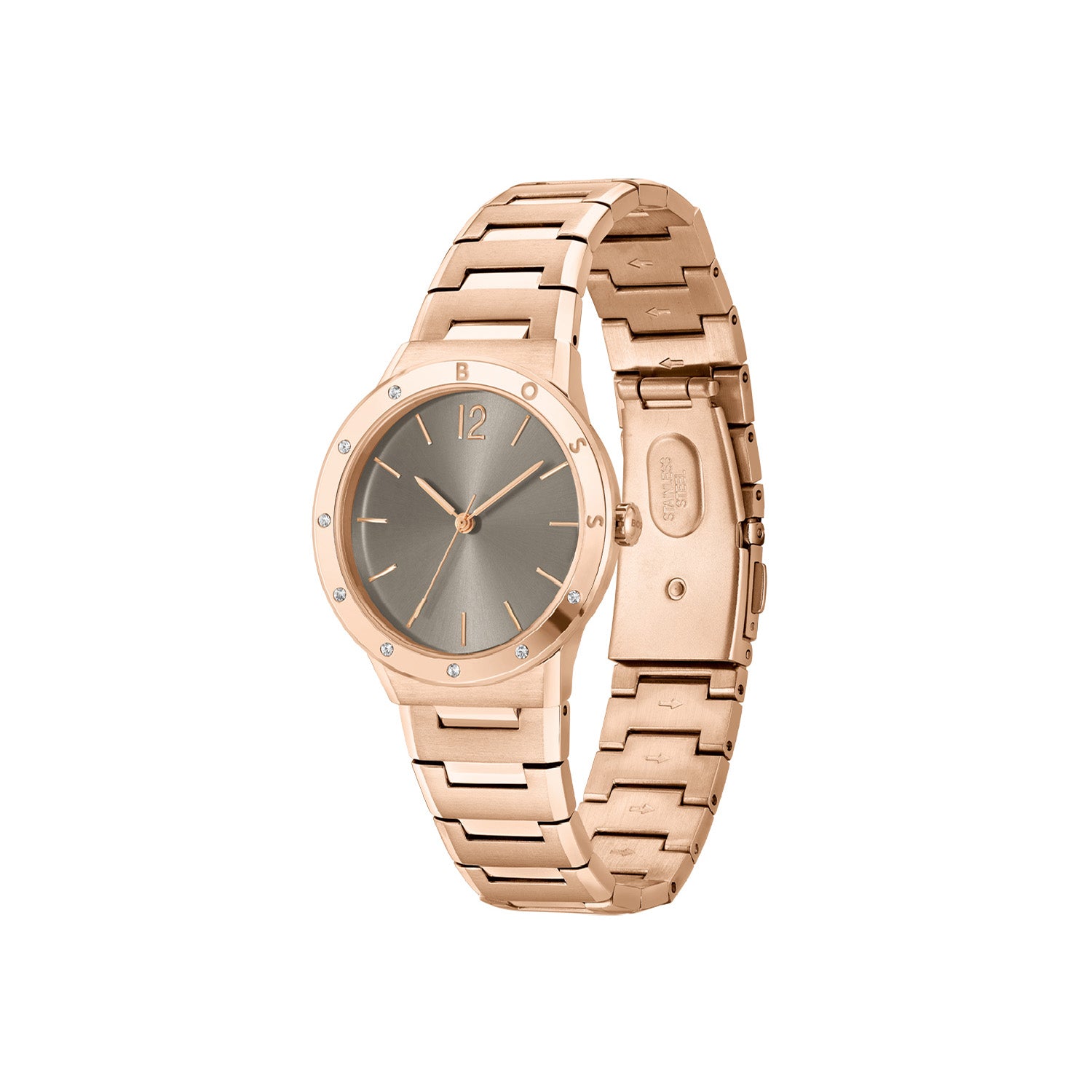 Hugo Boss Dames Horloge HB1502651 34 mm Rosékleurig