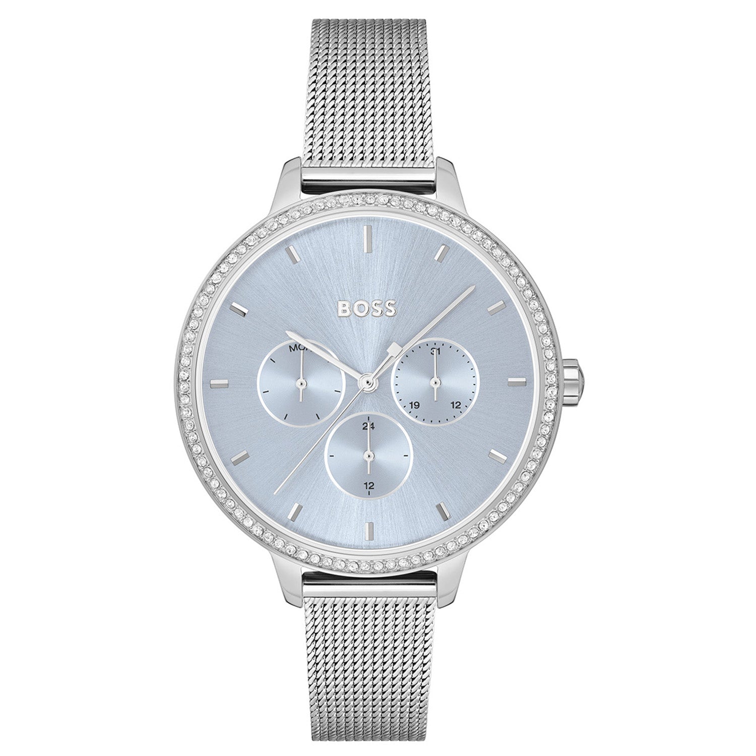 Hugo Boss Dames Horloge HB1502662 40 mm Zilverkleurig