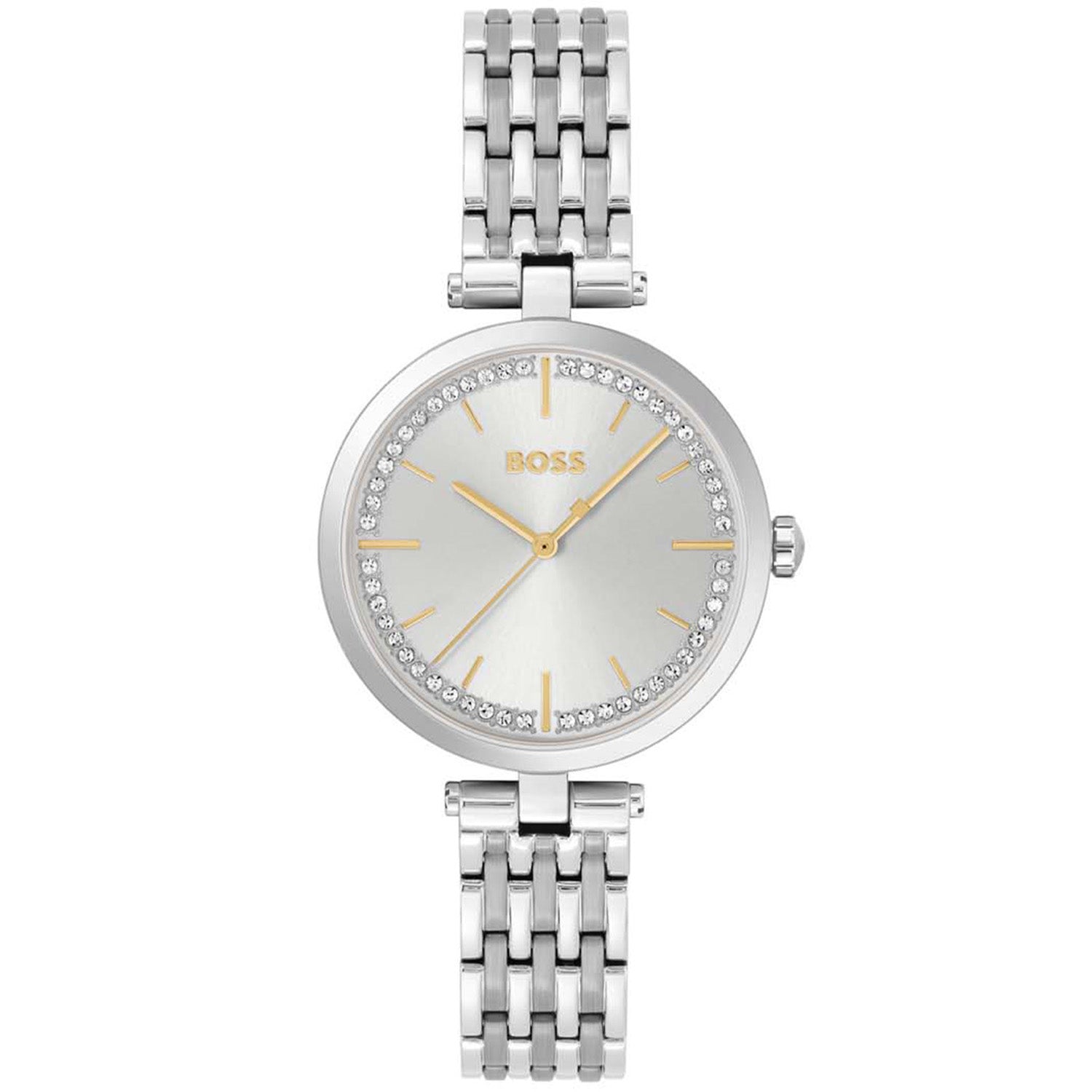 Hugo Boss Dames Horloge HB1502704 32 mm Zilverkleurig