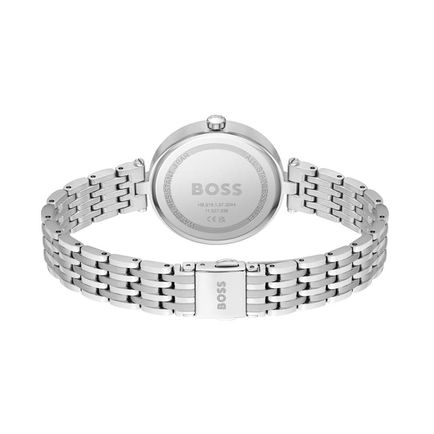 Hugo Boss Dames Horloge HB1502704 32 mm Zilverkleurig