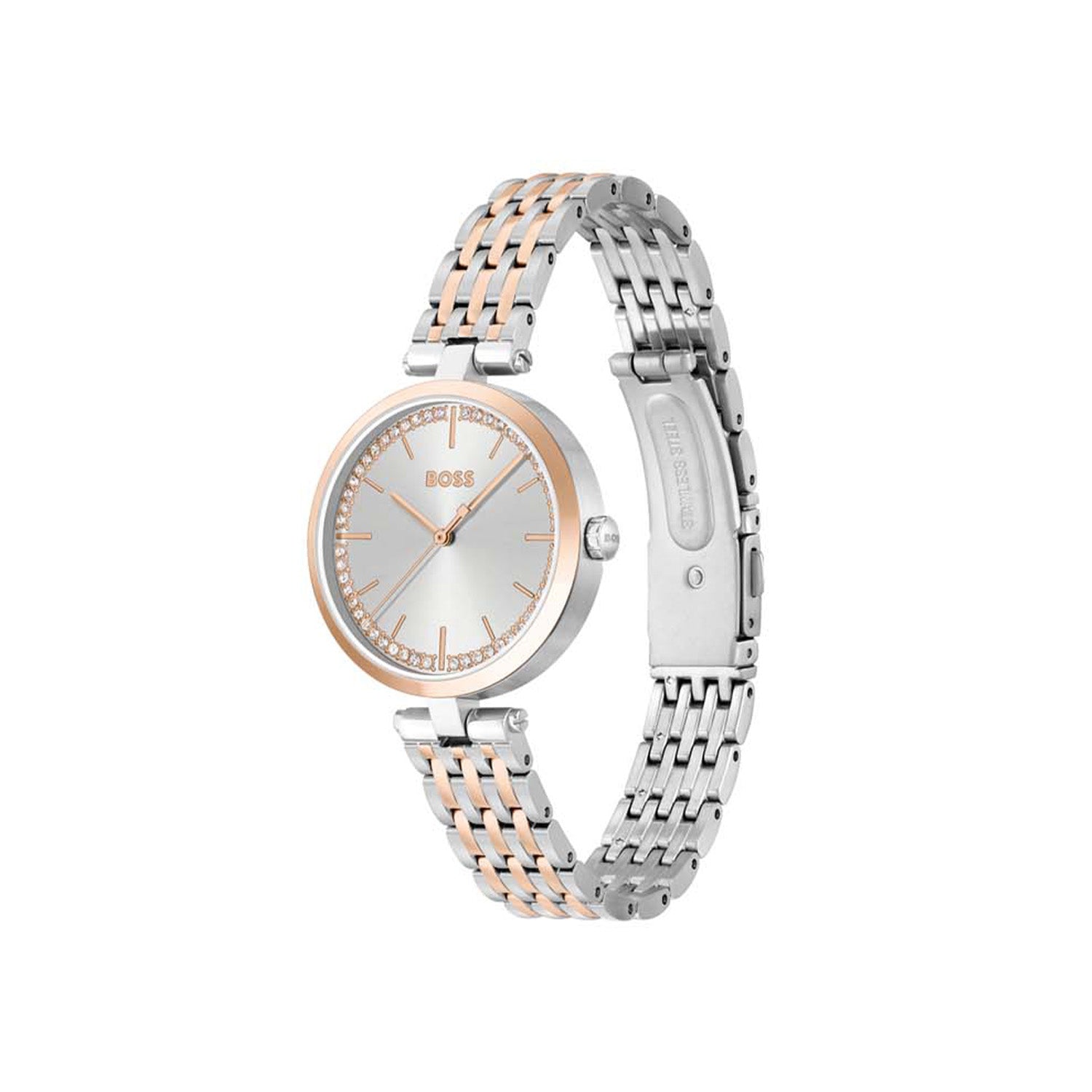 Hugo Boss Dames Horloge HB1502706 32 mm Zilverkleurig