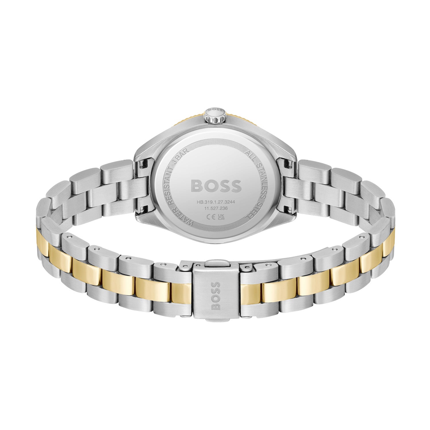 Hugo Boss Dames Horloge HB1502730 32 mm Zilverkleurig