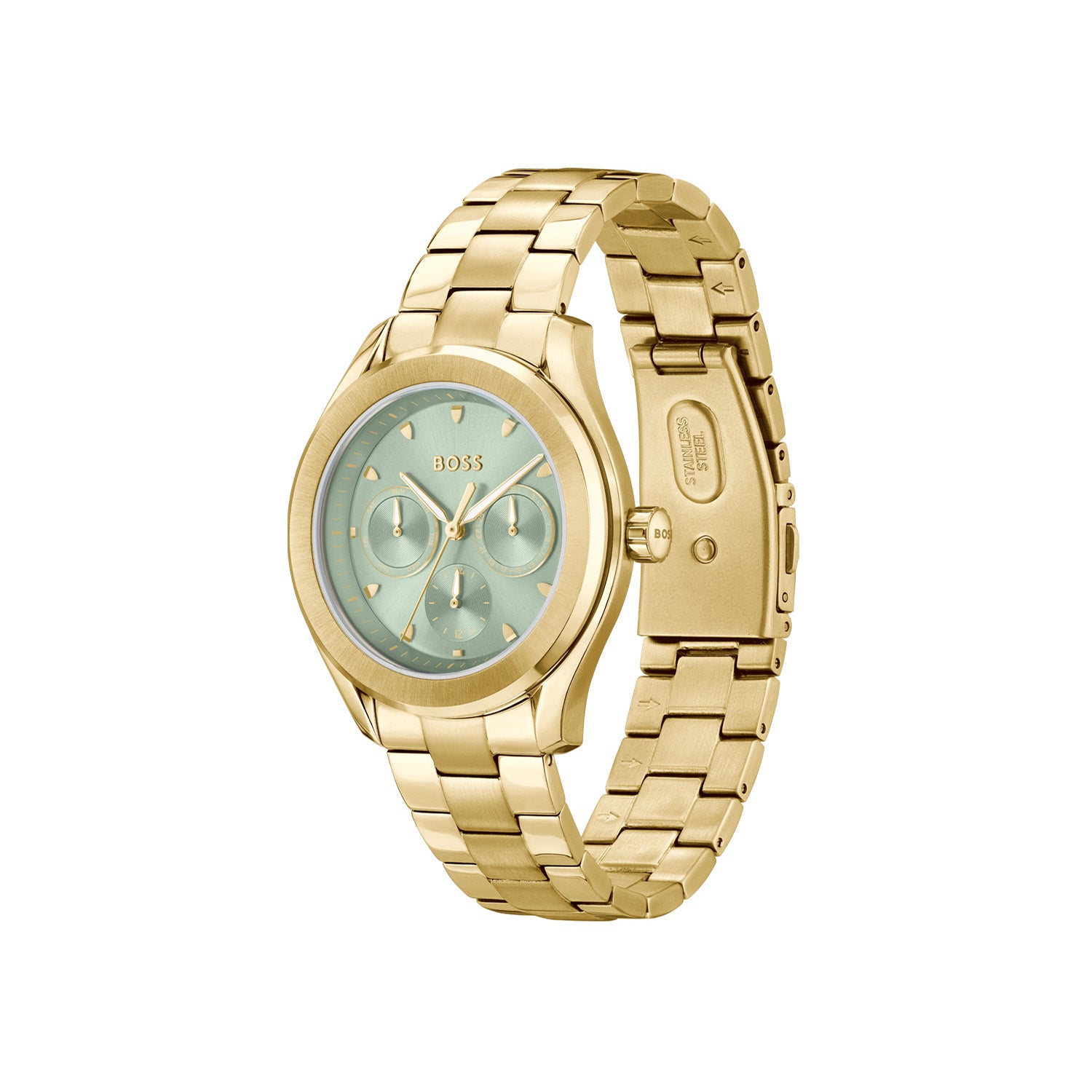 Hugo Boss Dames Horloge HB1502745 38 mm Goudkleurig