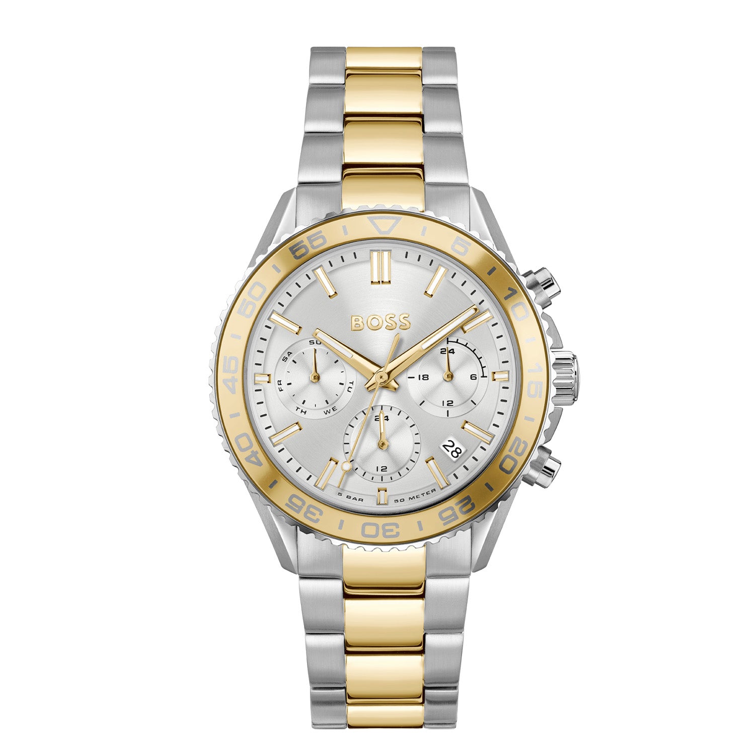 Hugo Boss Dames Horloge HB1502756 38 mm Zilverkleurig
