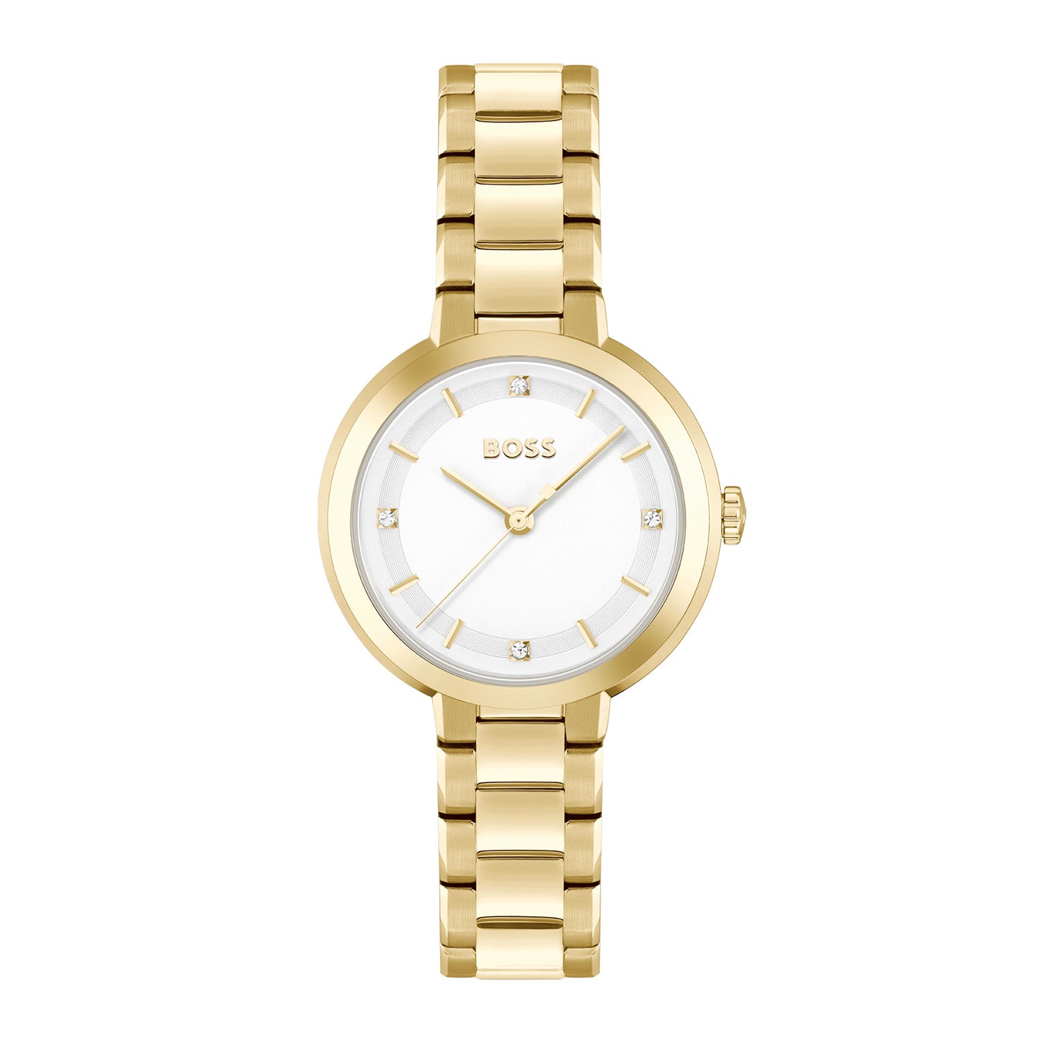 Hugo Boss Dames Horloge HB1502758 34 mm Goudkleurig