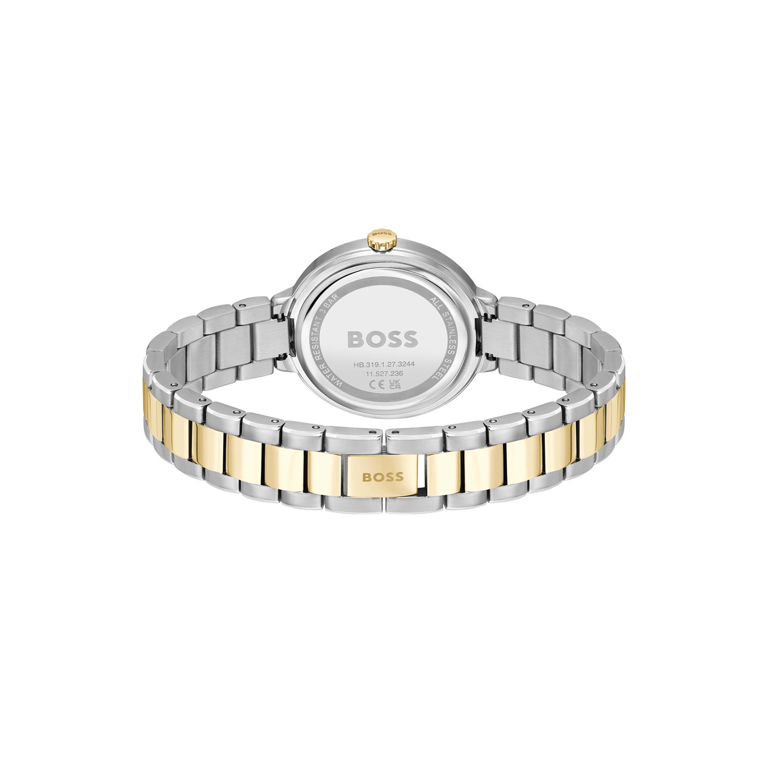 Hugo Boss Dames Horloge HB1502761 34 mm Zilverkleurig