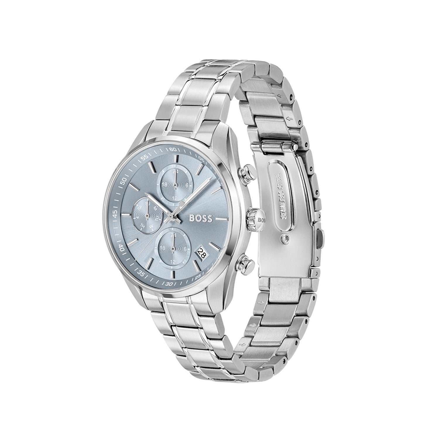 Hugo Boss Dames Horloge HB1502767 38 mm Zilverkleurig