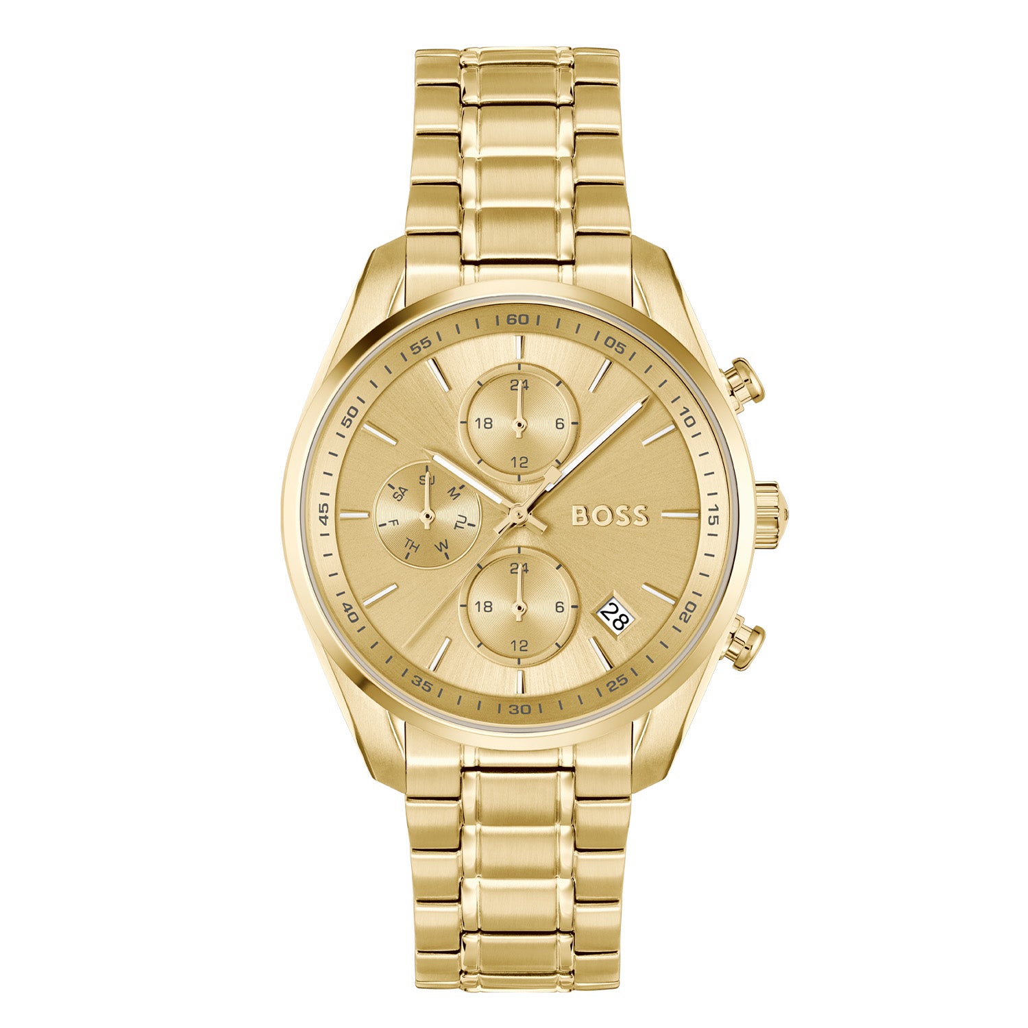 Hugo Boss Dames Horloge HB1502768 38 mm Goudkleurig