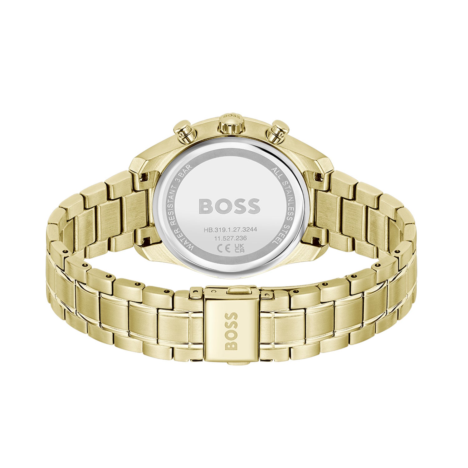 Hugo Boss Dames Horloge HB1502768 38 mm Goudkleurig
