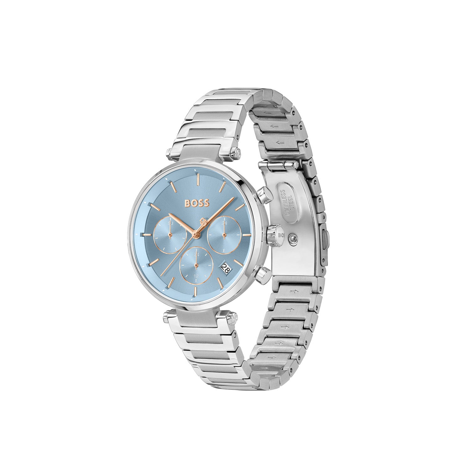 Hugo Boss Dames Horloge HB1502773 36 mm Zilverkleurig