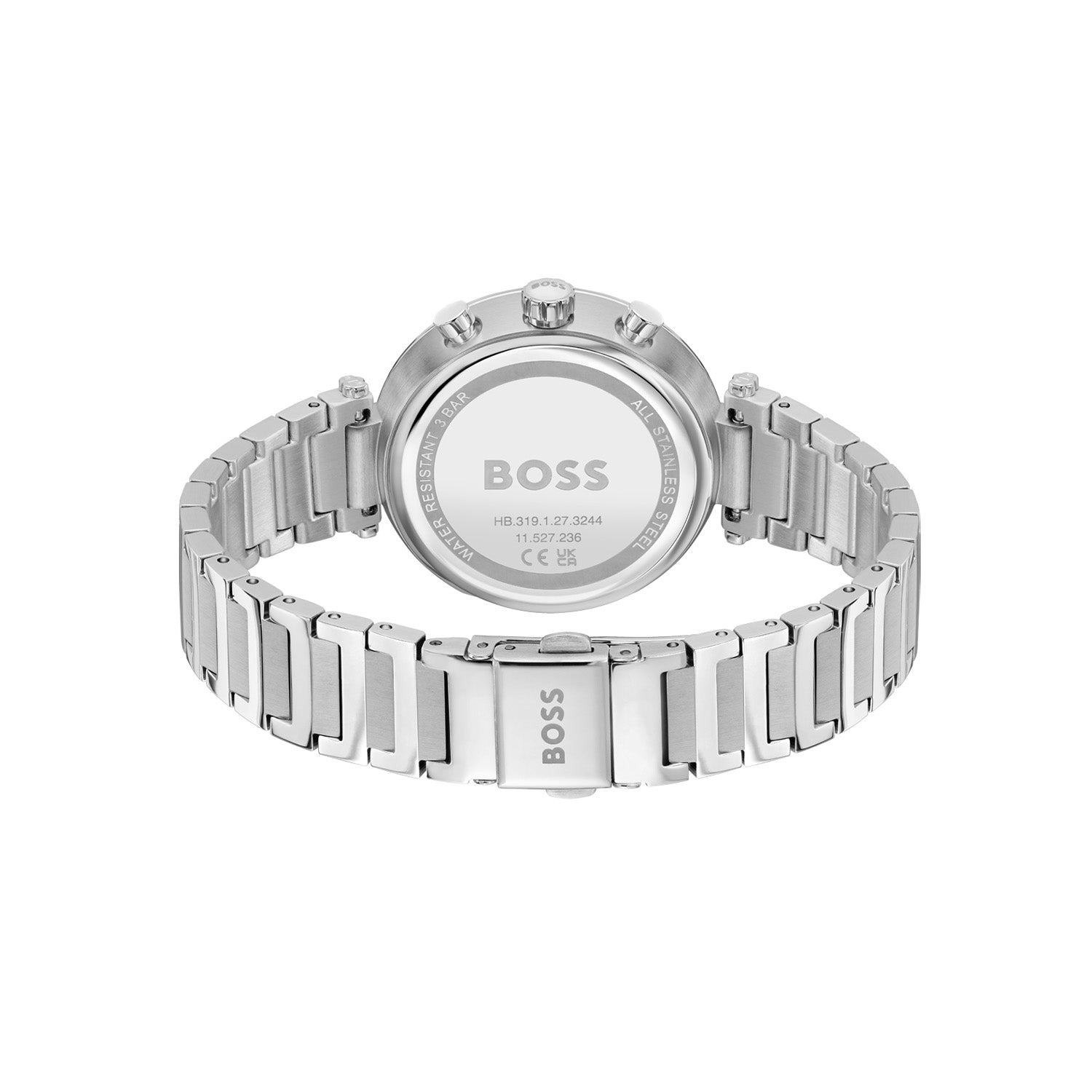 Hugo Boss Dames Horloge HB1502773 36 mm Zilverkleurig