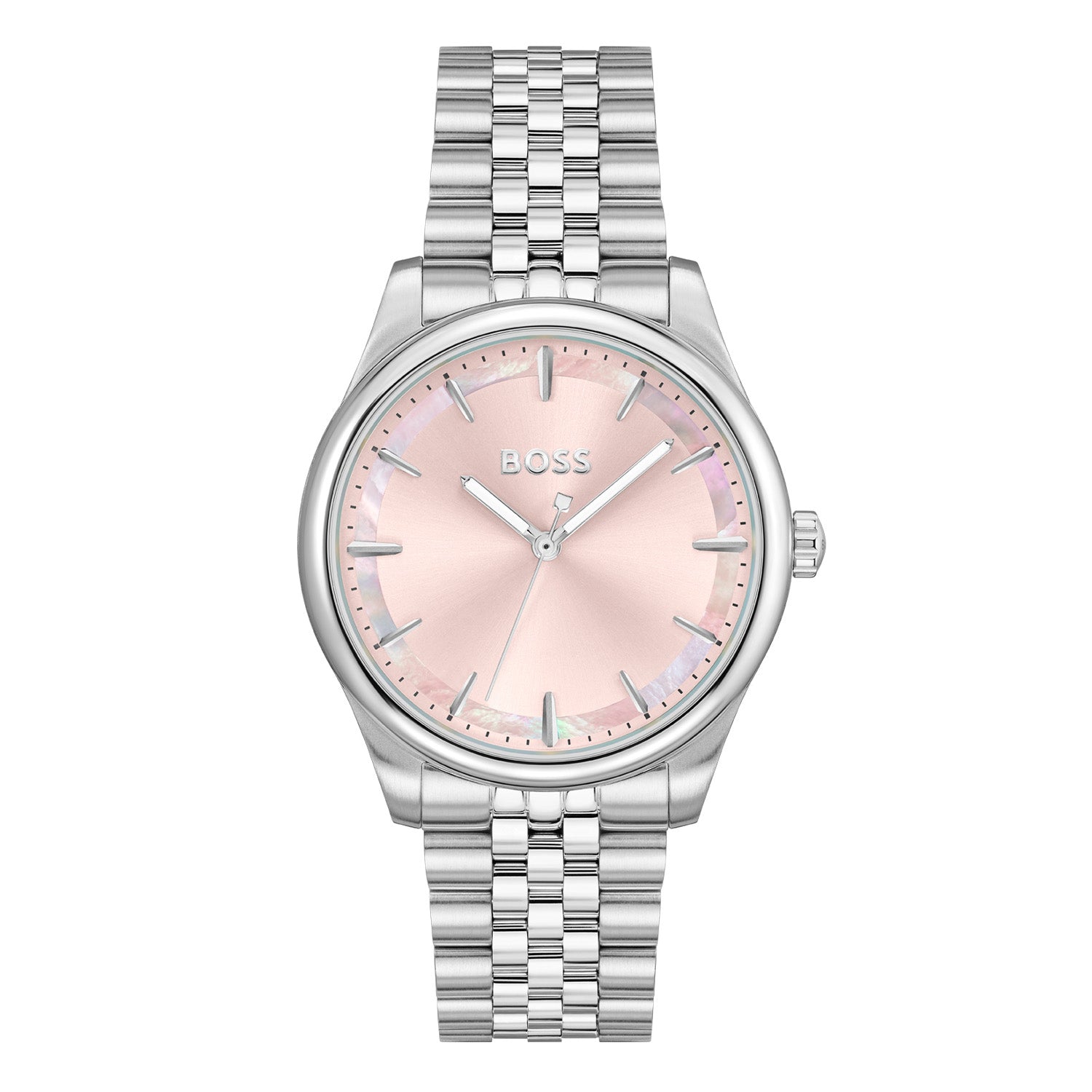 Hugo Boss Dames Horloge HB1502776 36 mm Zilverkleurig