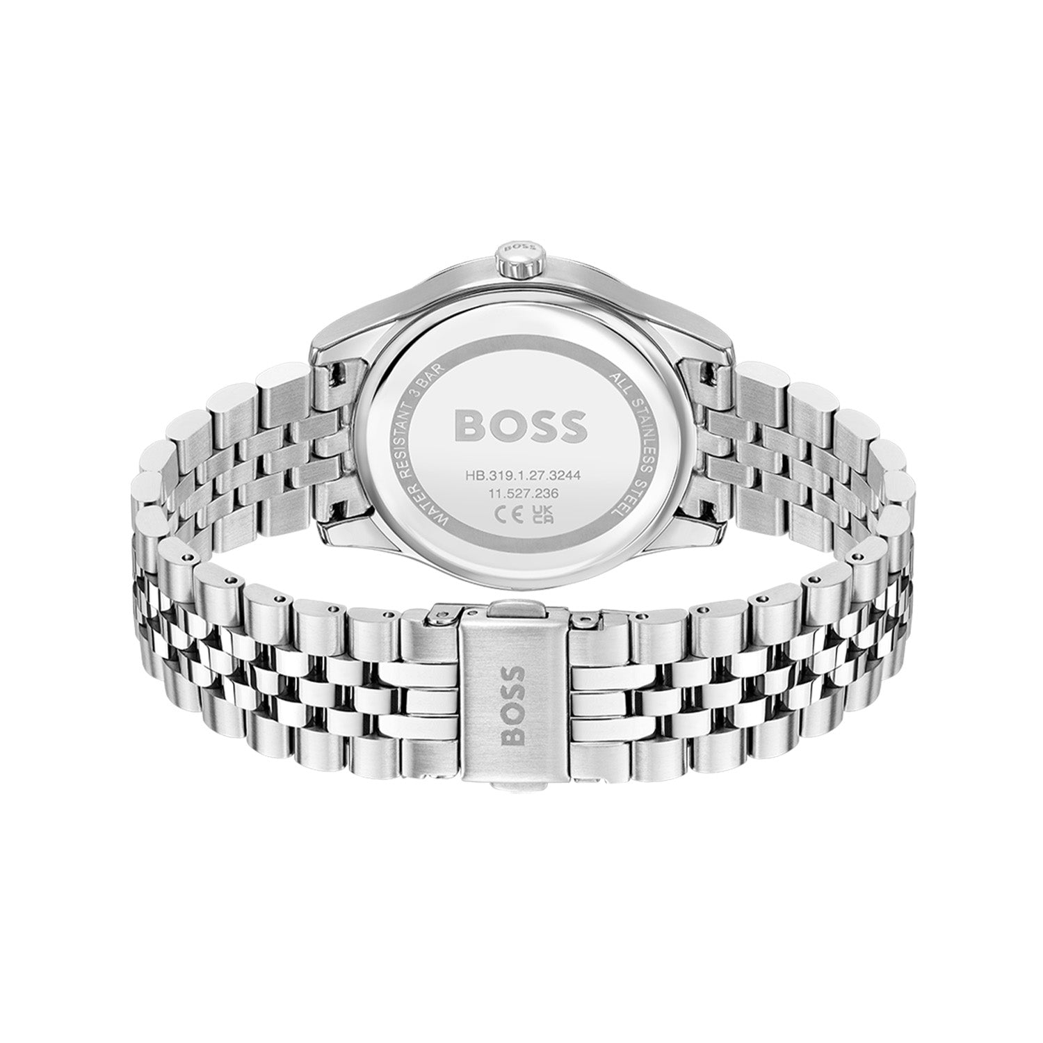 Hugo Boss Dames Horloge HB1502776 36 mm Zilverkleurig