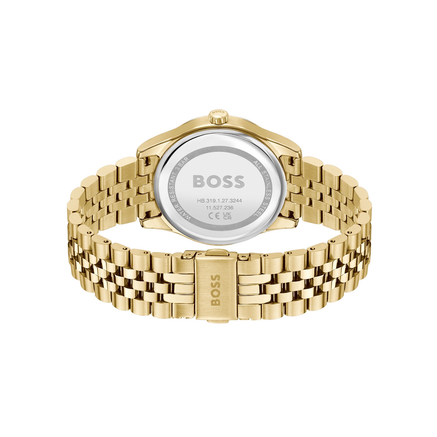 Hugo Boss Dames Horloge HB1502780 36 mm Goudkleurig