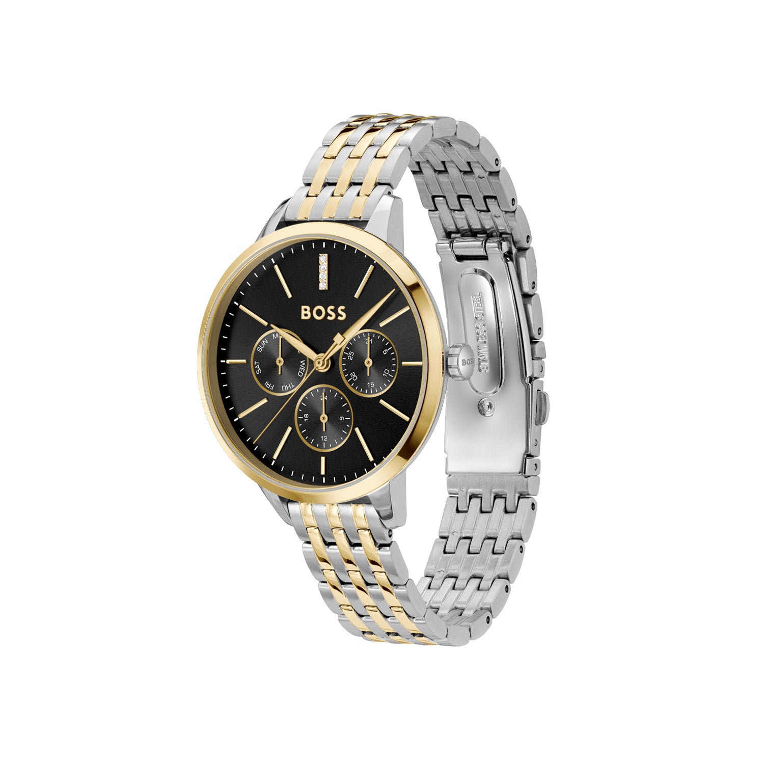 Hugo Boss Dames Horloge HB1502783 38 mm Zilverkleurig