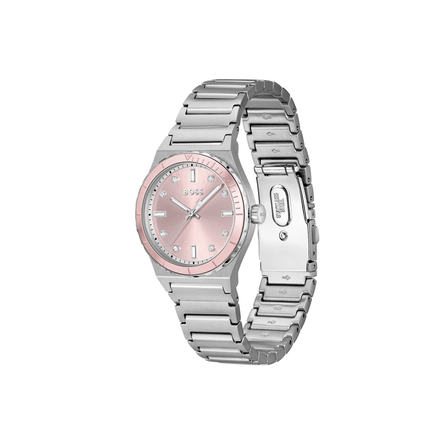 Hugo Boss Dames Horloge HB1502788 32 mm Zilverkleurig