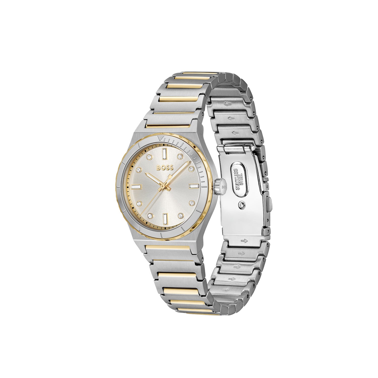 Hugo Boss Dames Horloge HB1502790 32 mm Zilverkleurig