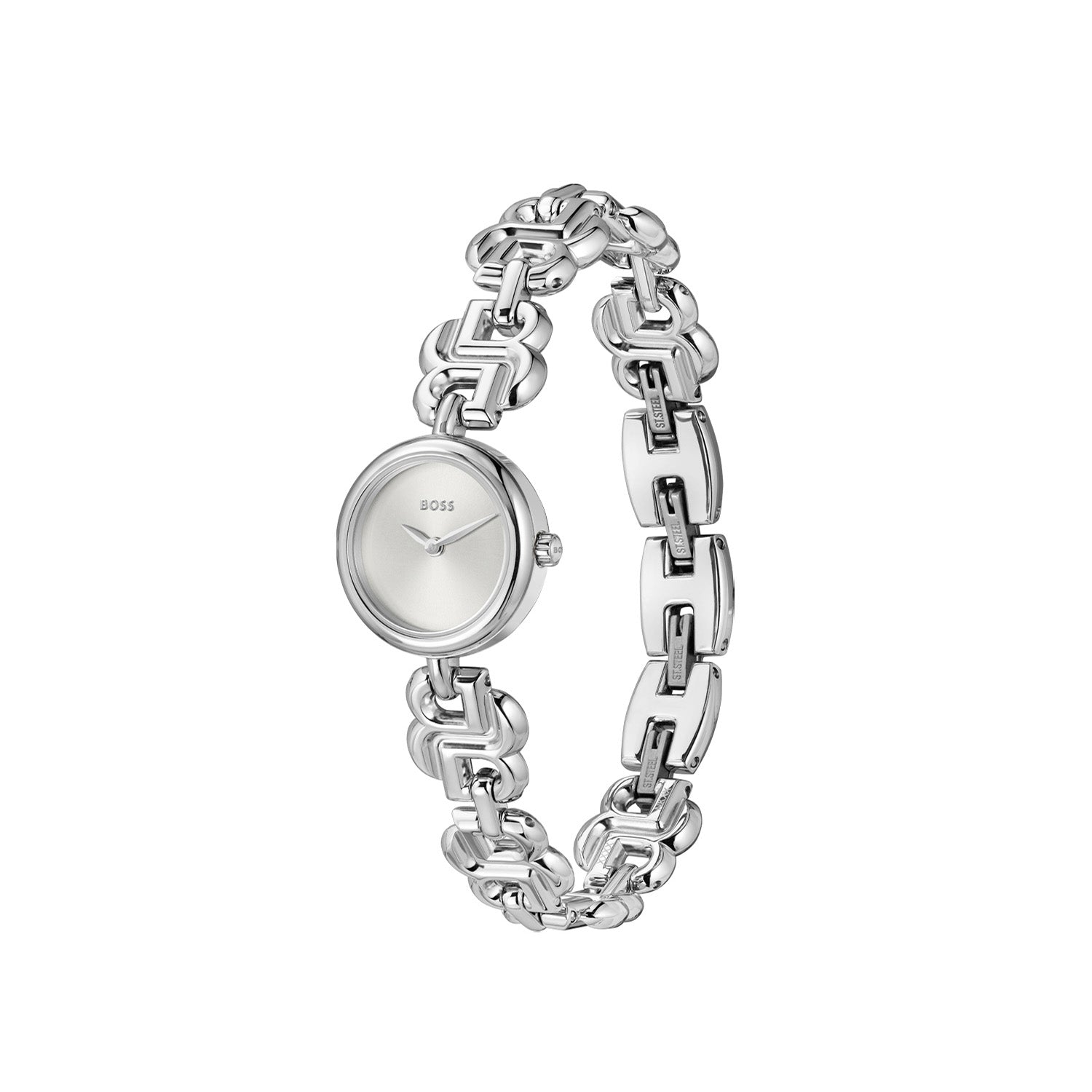 Hugo Boss Dames Horloge HB1502793 23 mm Zilverkleurig