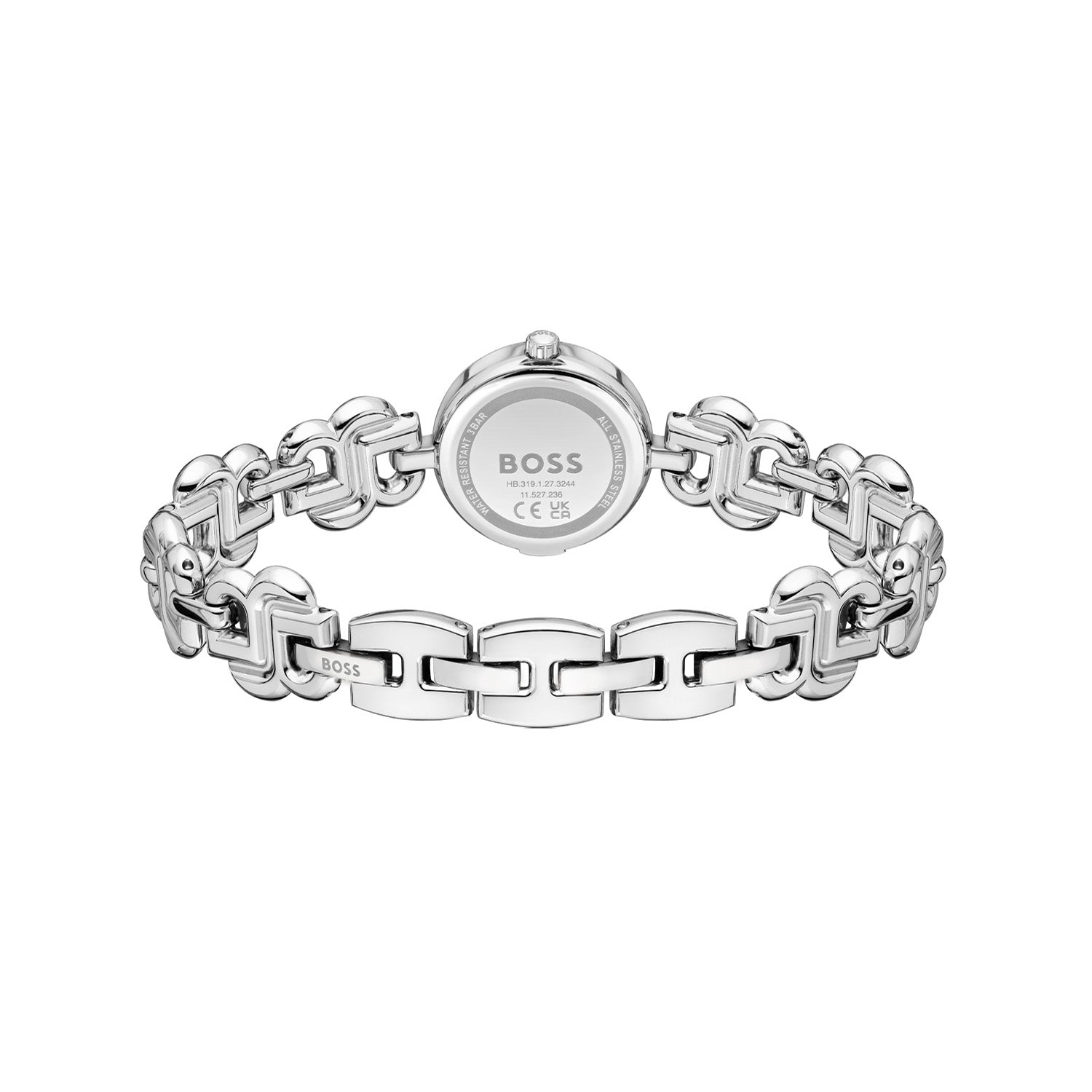Hugo Boss Dames Horloge HB1502793 23 mm Zilverkleurig